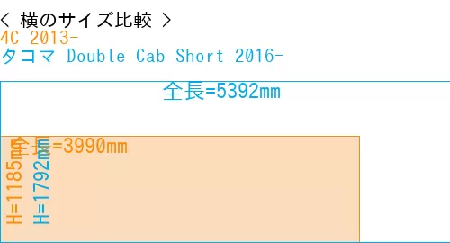 #4C 2013- + タコマ Double Cab Short 2016-